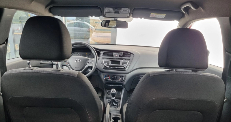 Hyundai i20 cena 41999 przebieg: 77100, rok produkcji 2017 z Skoki małe 301